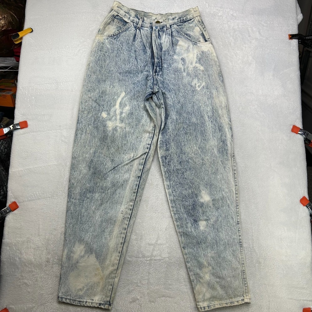Vintage 90s Cotler Jeans Mens Acid Wash Denim Pleated Classic USA Made - 28X32.5